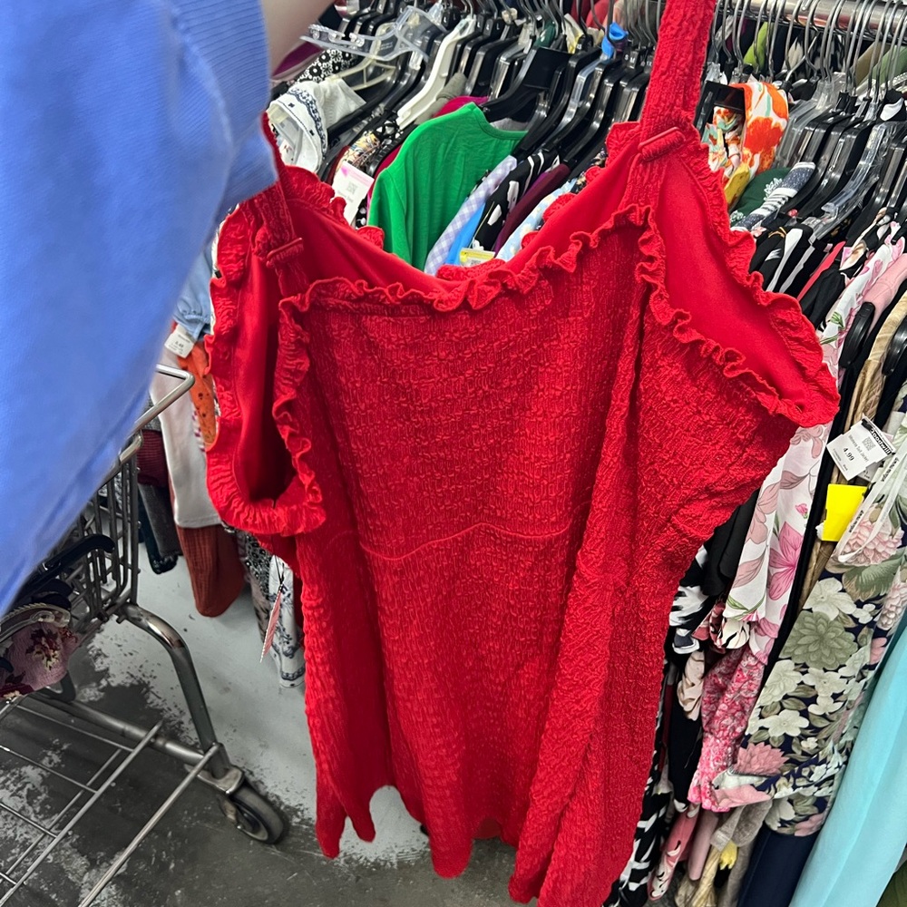 No Boundaries Vibrant Red Dress - Picture 3 of 3